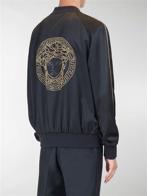 versace triple medusa bomber jacket|Versace Bomber Jackets for Men .